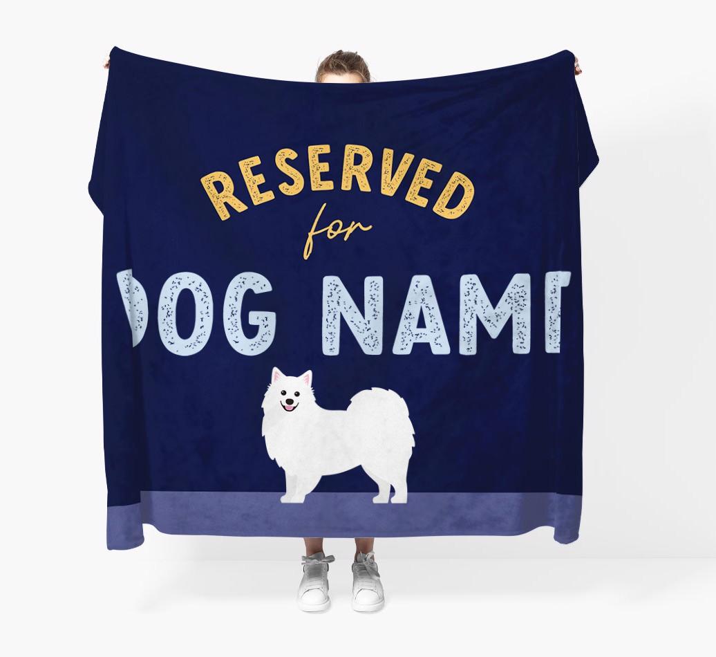 Reserved For: Personalized {breedFullName} Throw Blanket