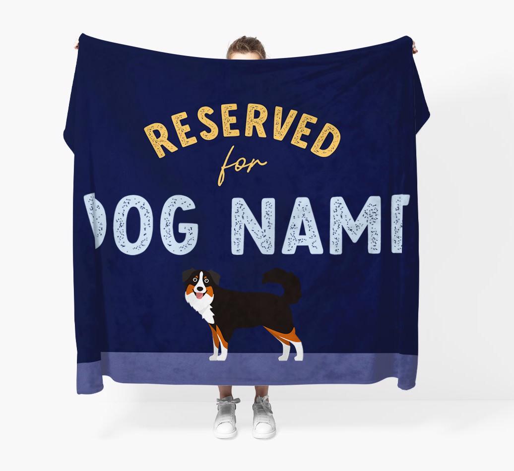 Reserved For: Personalized {breedFullName} Throw Blanket