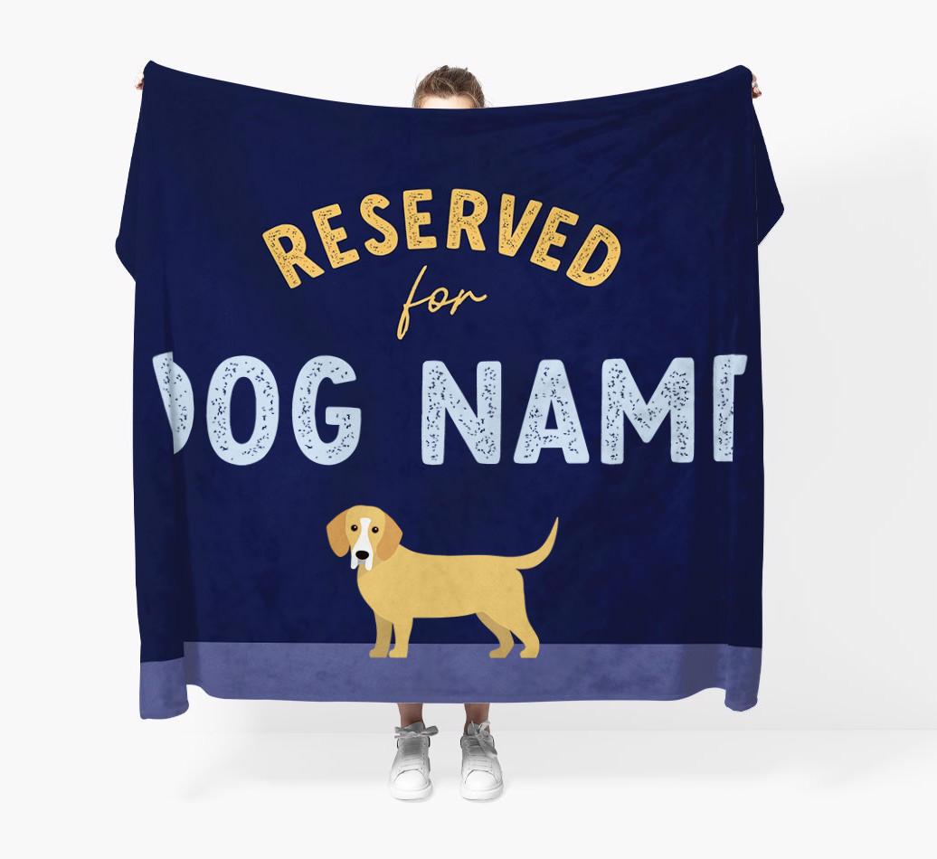 Reserved For: Personalized {breedFullName} Throw Blanket