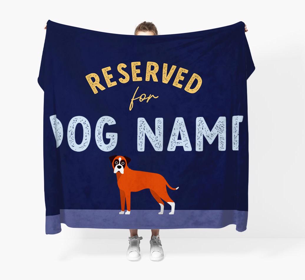 Reserved For: Personalised {breedFullName} Throw Blanket