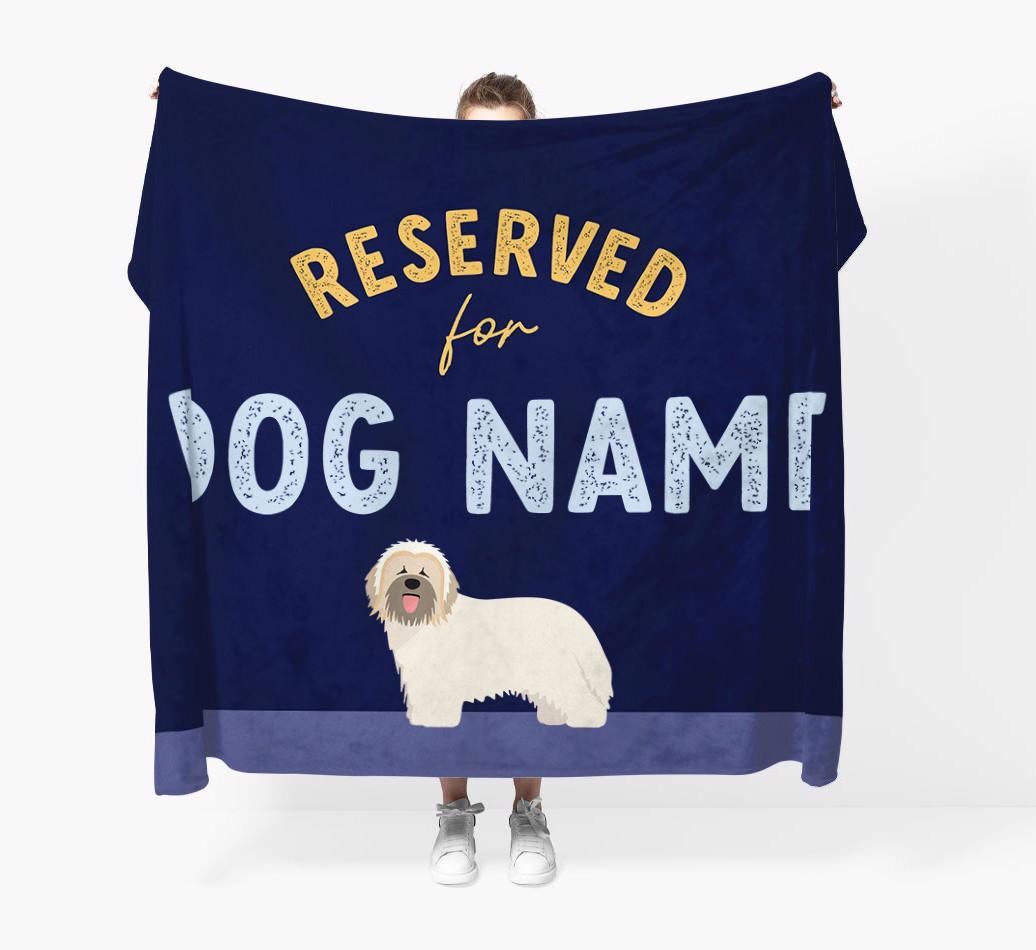 Reserved For: Personalized {breedFullName} Throw Blanket