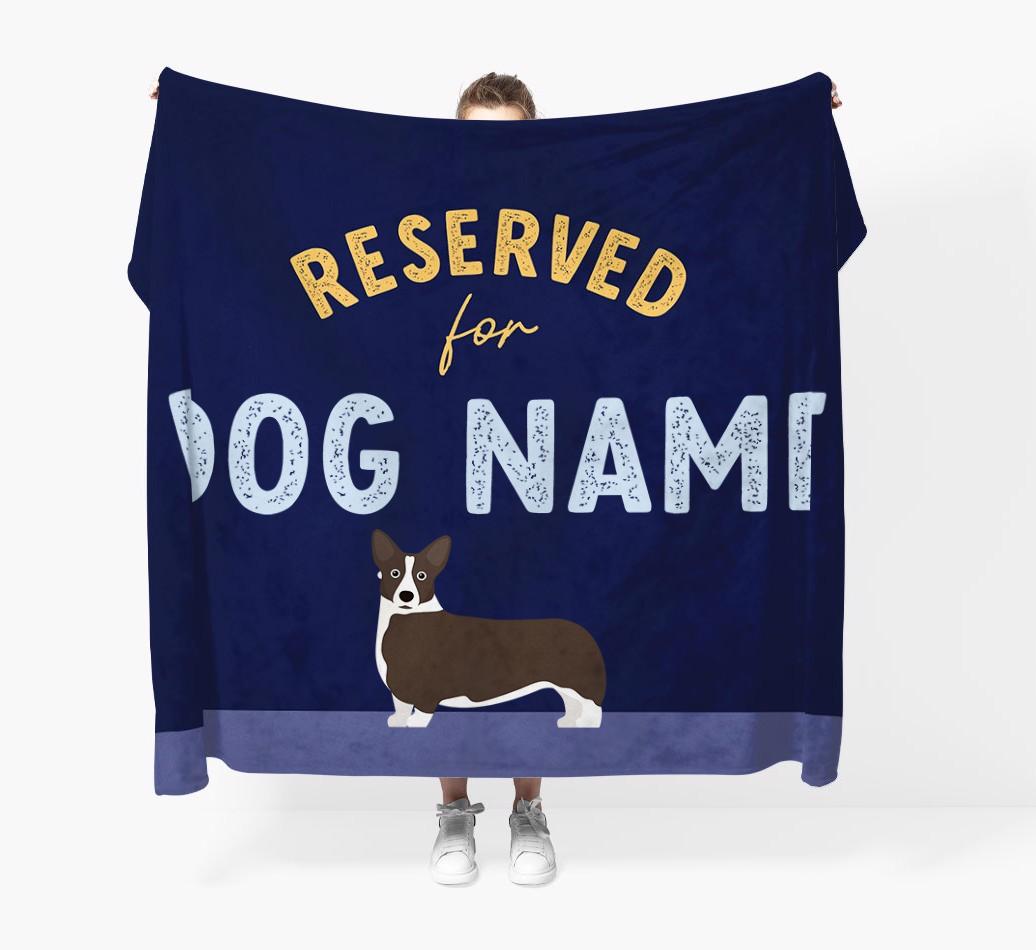 Reserved For: Personalized {breedFullName} Throw Blanket