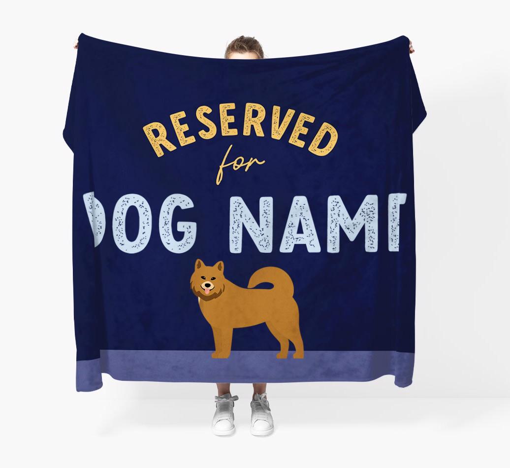 Reserved For: Personalized {breedFullName} Throw Blanket