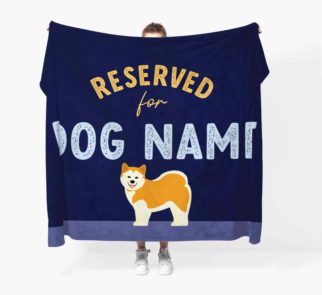 Reserved For: Personalized {breedFullName} Throw Blanket