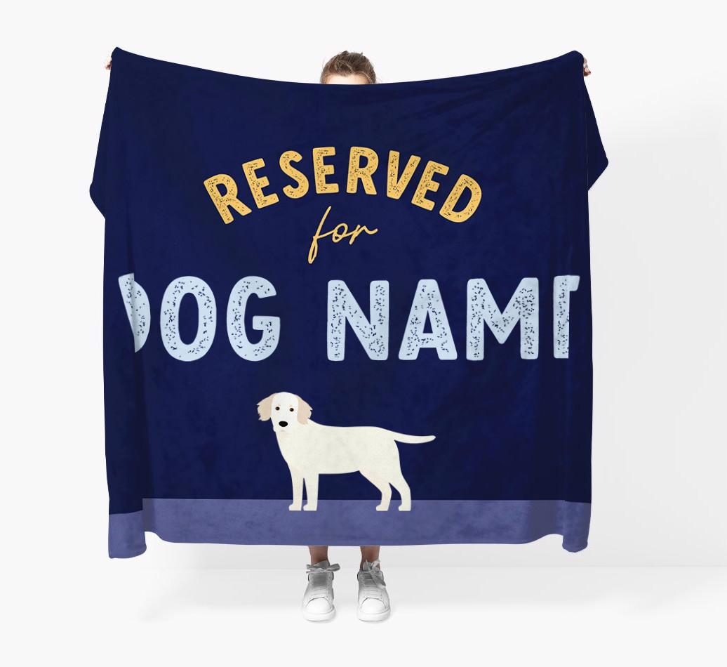 Reserved For: Personalized {breedFullName} Throw Blanket