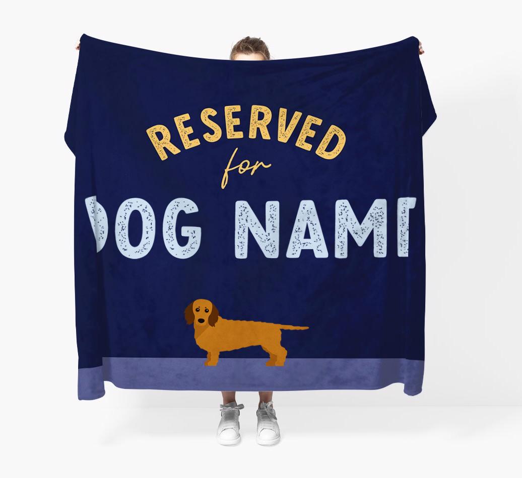 Reserved For: Personalized {breedFullName} Throw Blanket