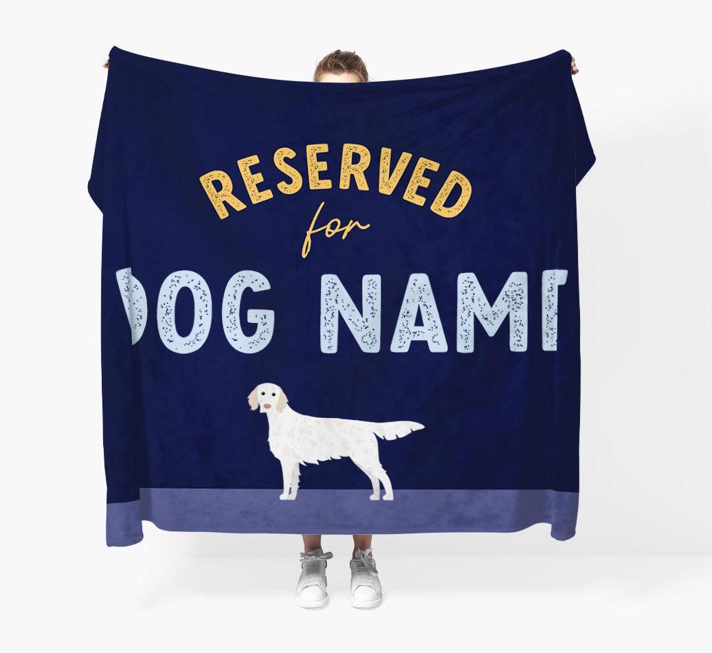 Reserved For: Personalized {breedFullName} Throw Blanket