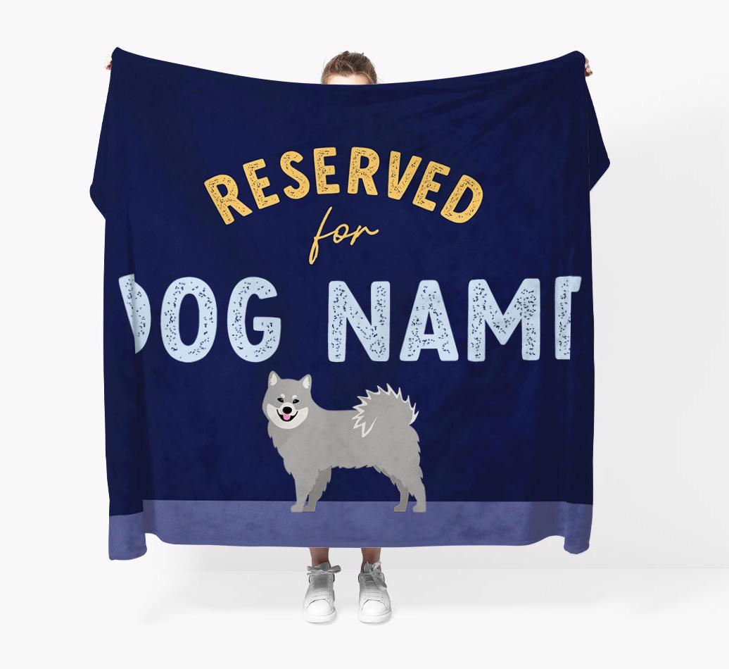 Reserved For: Personalized {breedFullName} Throw Blanket