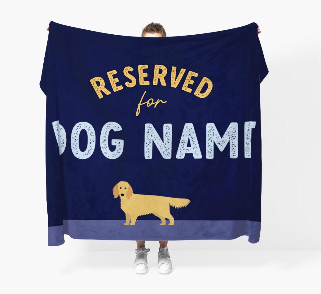 Reserved For: Personalized {breedFullName} Throw Blanket