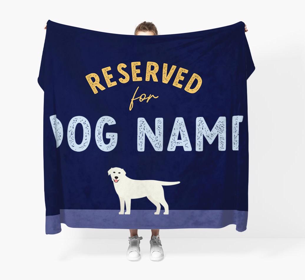Reserved For: Personalised {breedFullName} Throw Blanket