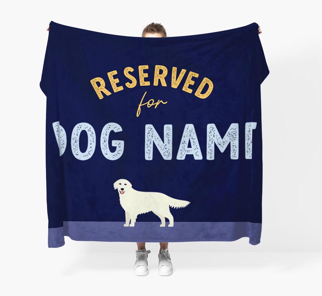 Reserved For: Personalized {breedFullName} Throw Blanket