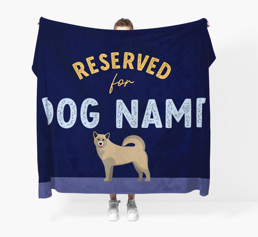 Reserved For: Personalized {breedFullName} Throw Blanket
