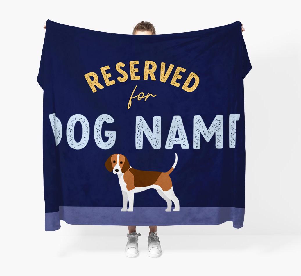 Reserved For: Personalized {breedFullName} Throw Blanket