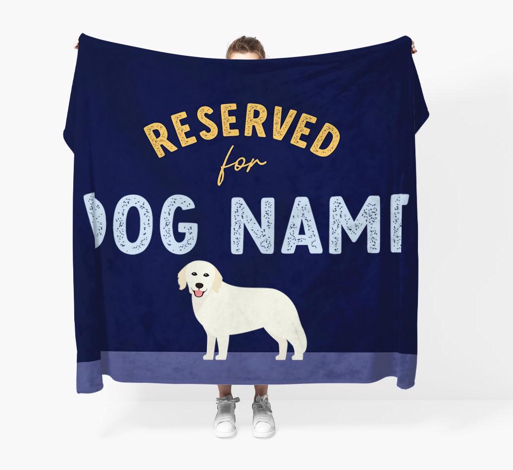Reserved For: Personalized {breedFullName} Throw Blanket
