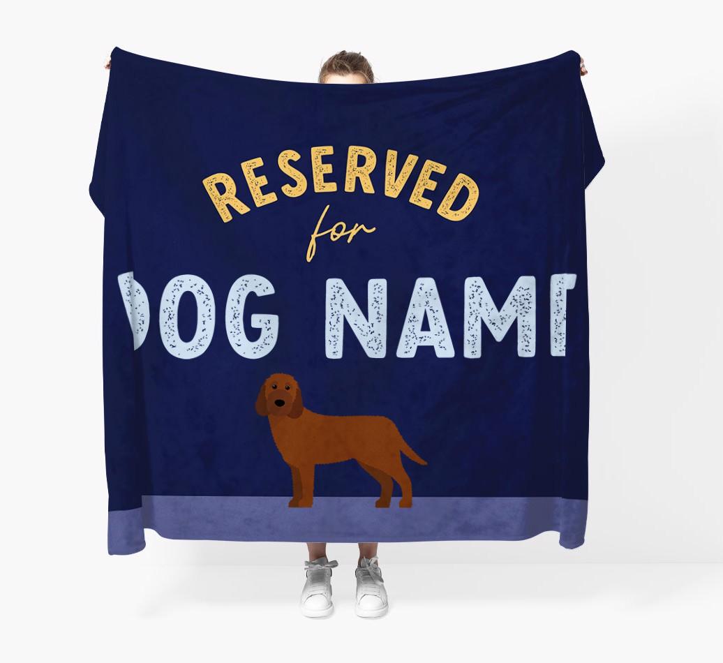 Reserved For: Personalized {breedFullName} Throw Blanket