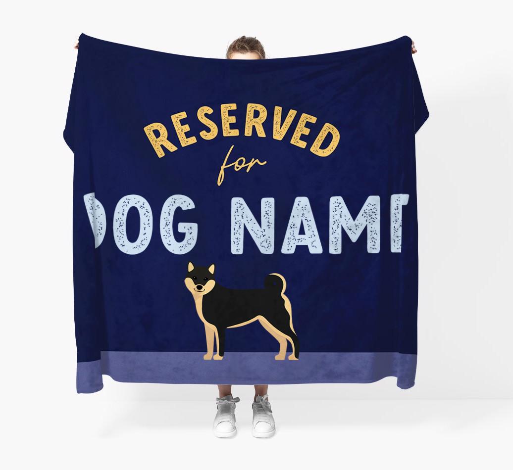 Reserved For: Personalized {breedFullName} Throw Blanket