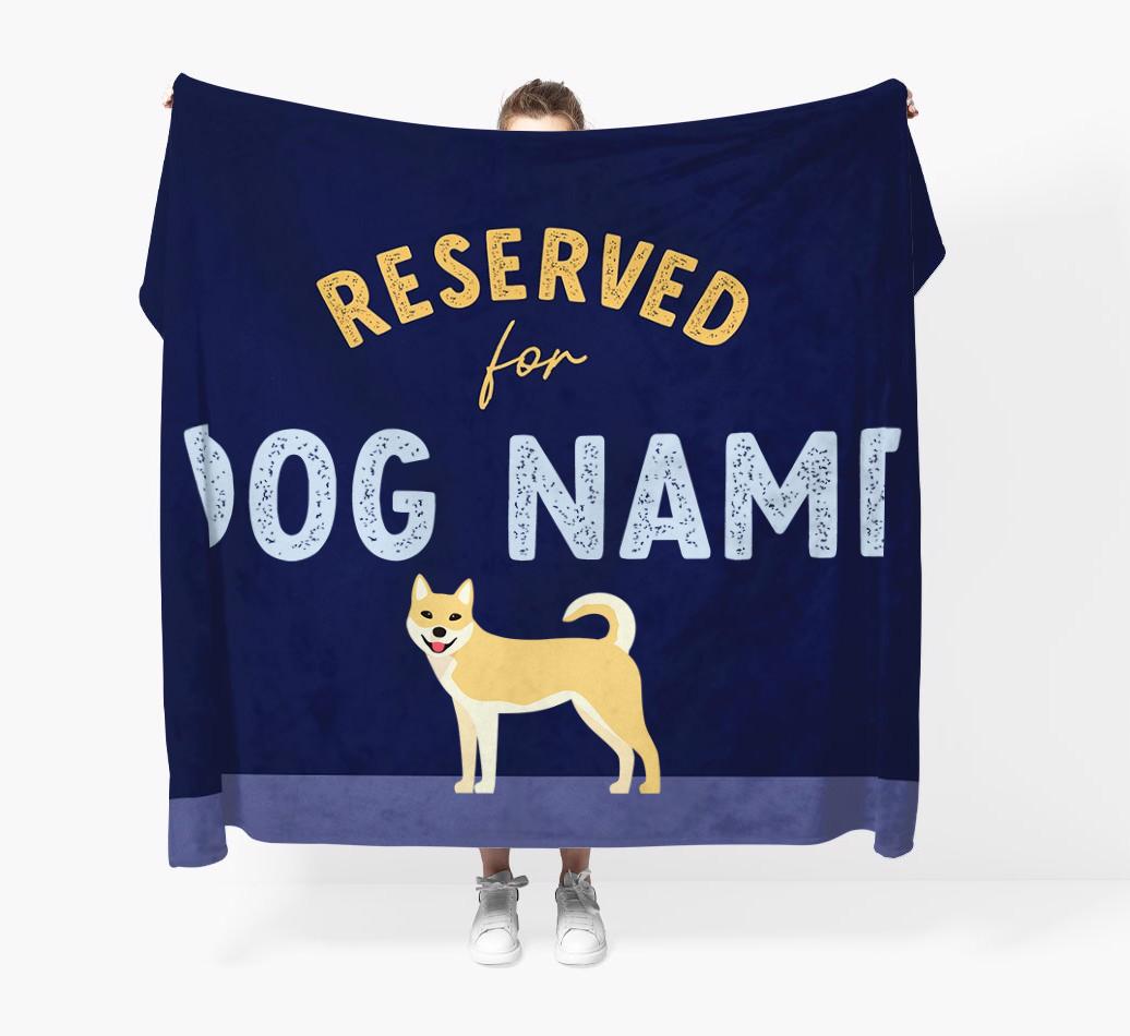 Reserved For: Personalized {breedFullName} Throw Blanket