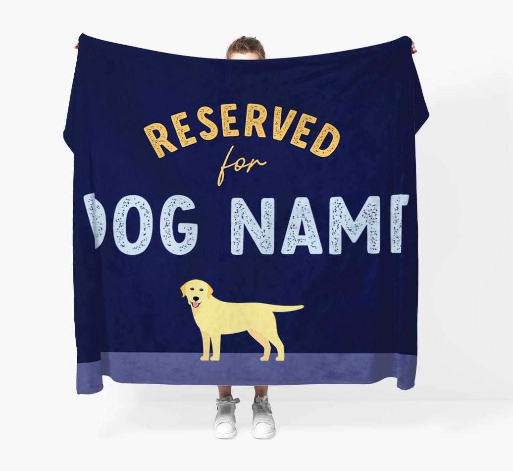 Reserved For: Personalized {breedFullName} Throw Blanket