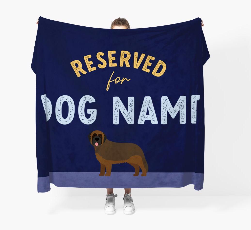 Reserved For: Personalized {breedFullName} Throw Blanket
