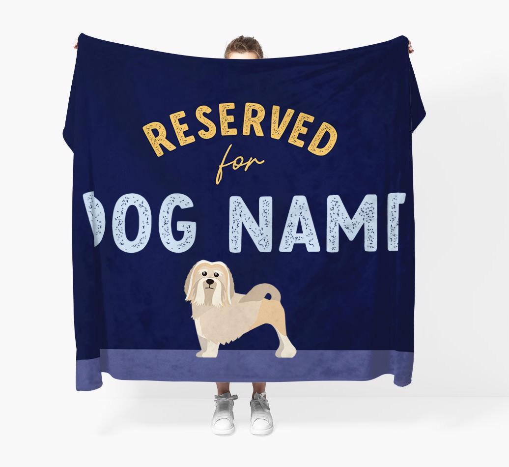 Reserved For: Personalized {breedFullName} Throw Blanket
