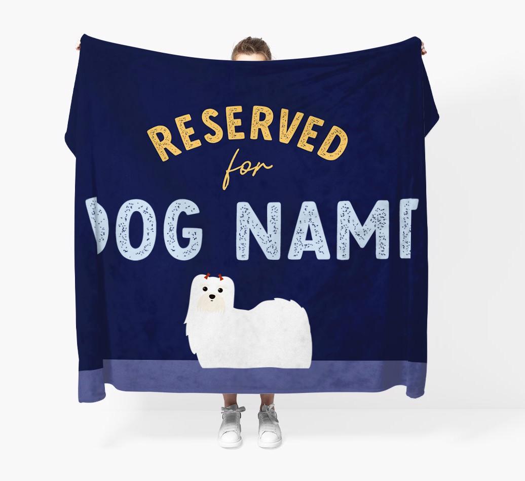 Reserved For: Personalized {breedFullName} Throw Blanket