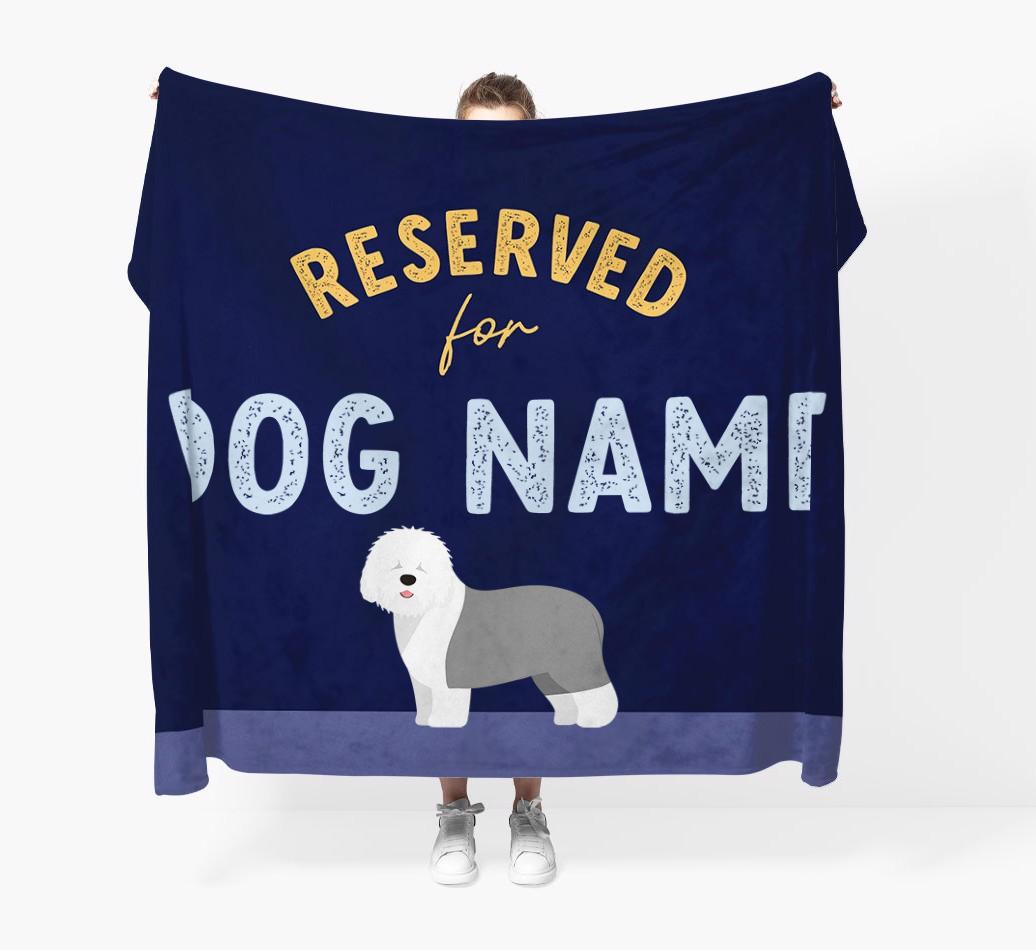 Reserved For: Personalized {breedFullName} Throw Blanket
