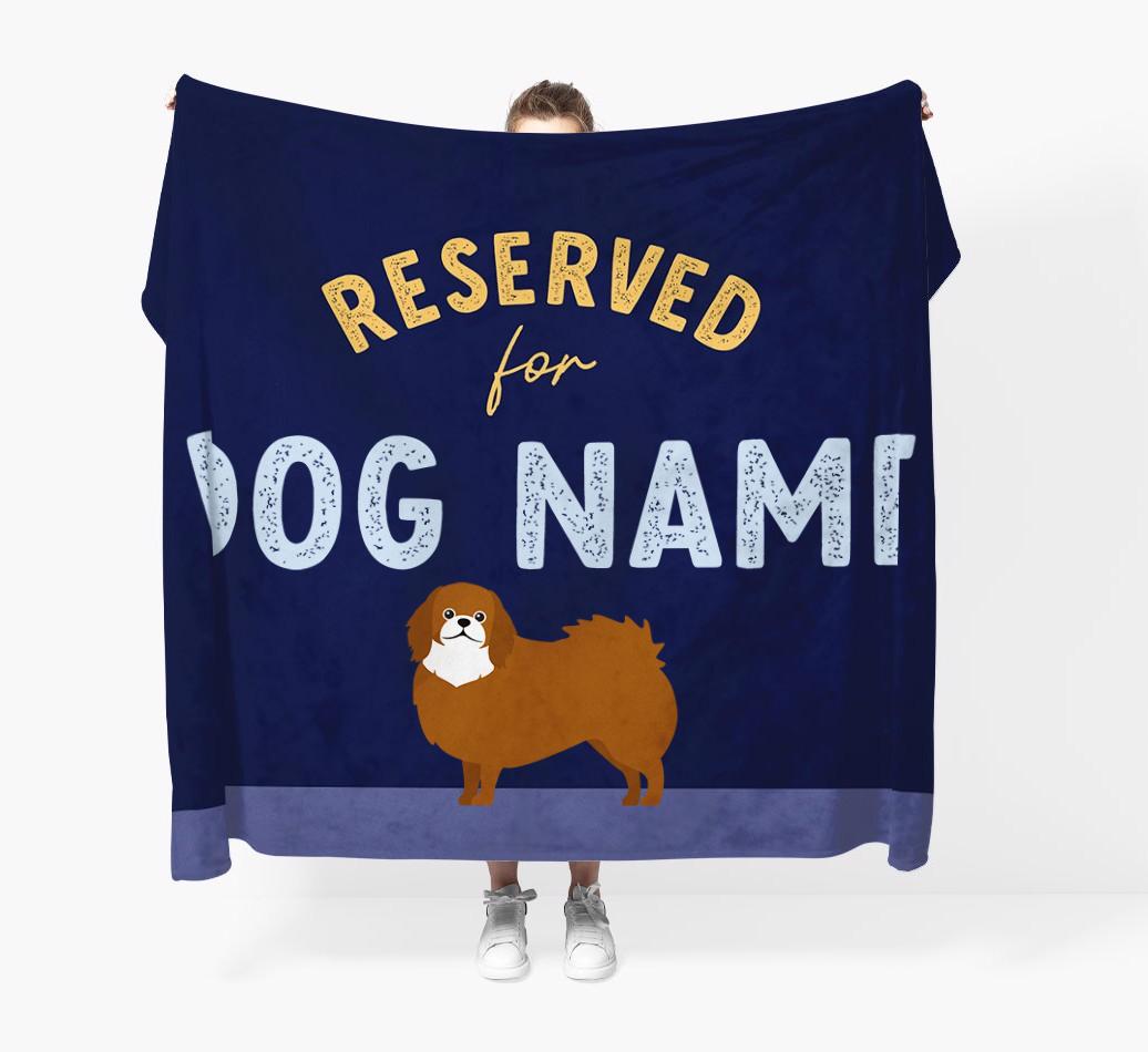 Reserved For: Personalized {breedFullName} Throw Blanket