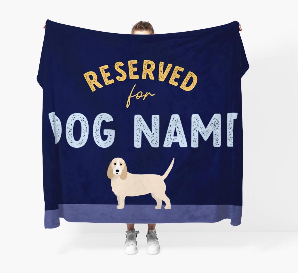Reserved For: Personalized {breedFullName} Throw Blanket