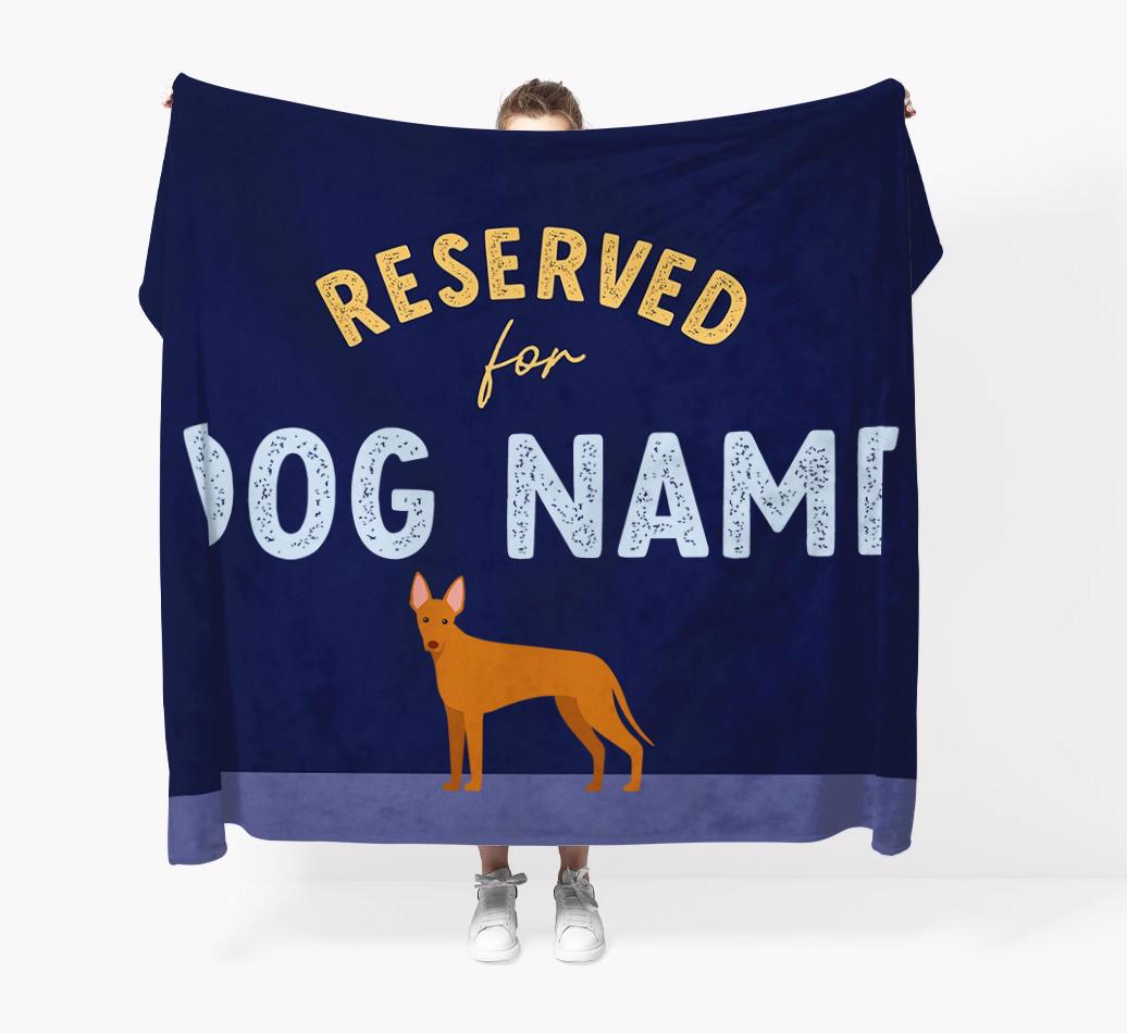 Reserved For: Personalised {breedFullName} Throw Blanket
