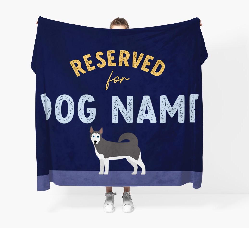 Reserved For: Personalized {breedFullName} Throw Blanket