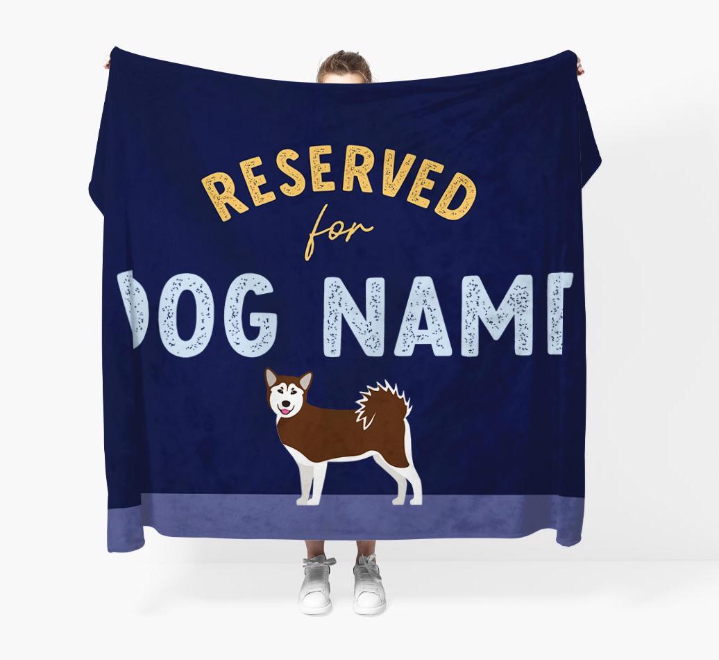 Reserved For: Personalized {breedFullName} Throw Blanket
