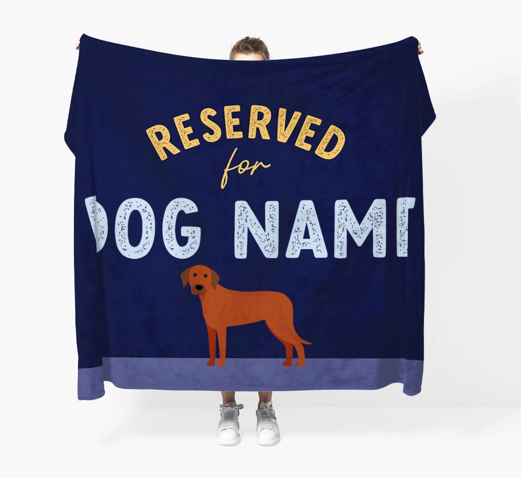 Reserved For: Personalized {breedFullName} Throw Blanket