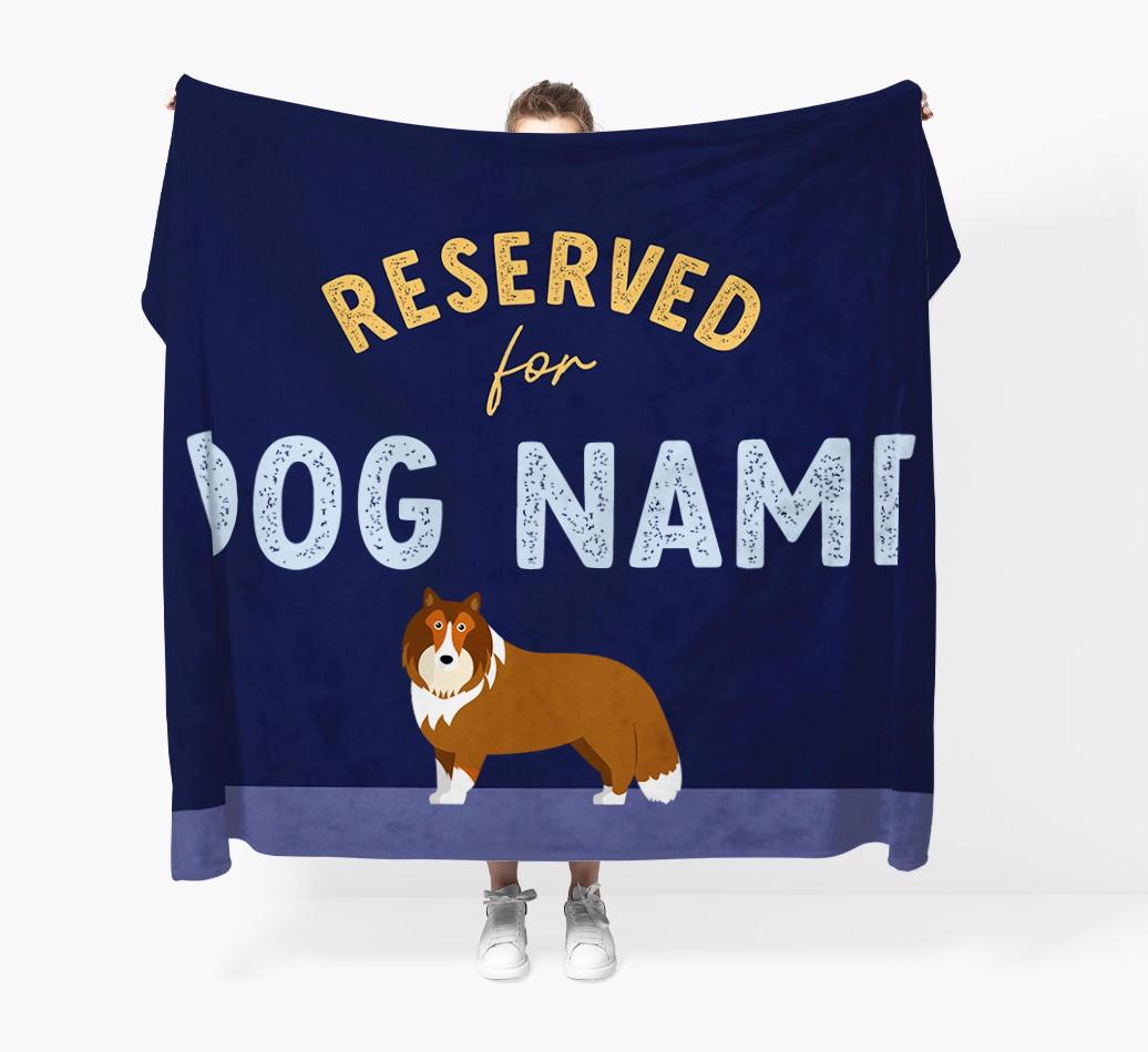 Reserved For: Personalized {breedFullName} Throw Blanket