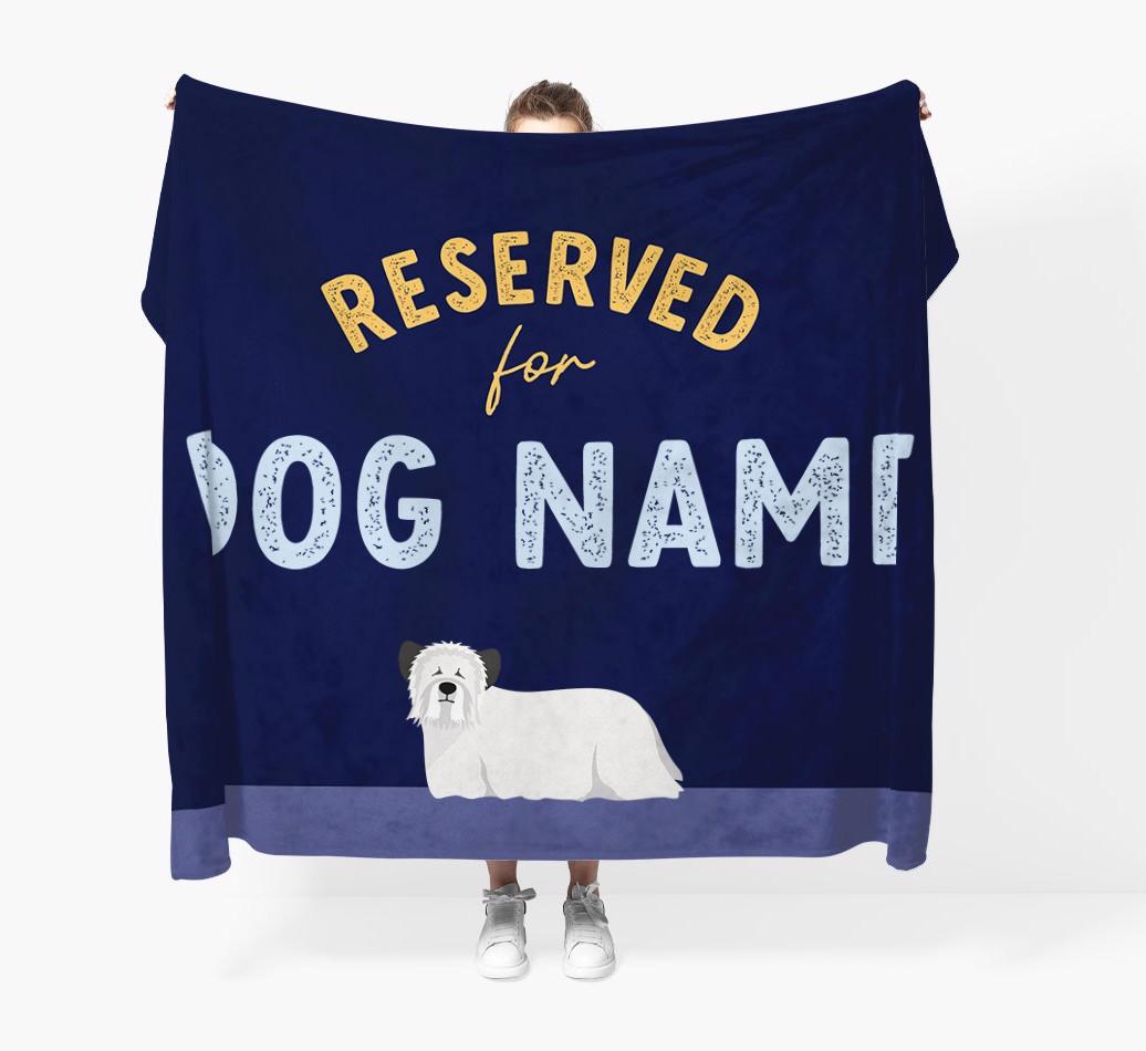 Reserved For: Personalized {breedFullName} Throw Blanket