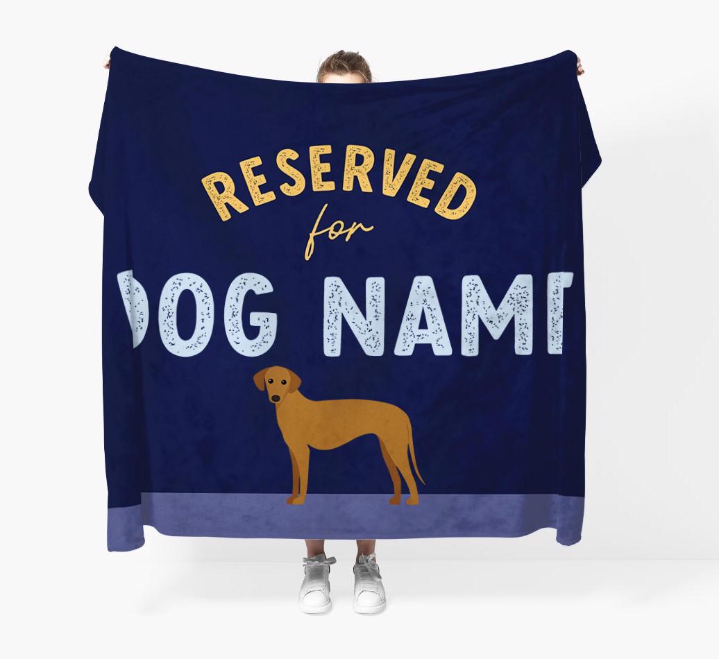 Reserved For: Personalized {breedFullName} Throw Blanket
