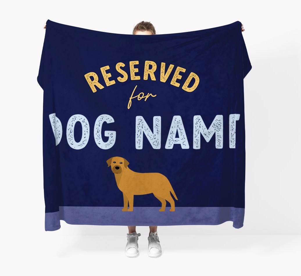 Reserved For: Personalized {breedFullName} Throw Blanket