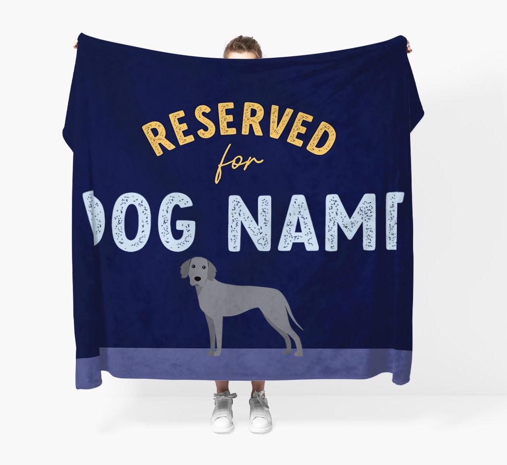 Reserved For: Personalized {breedFullName} Throw Blanket