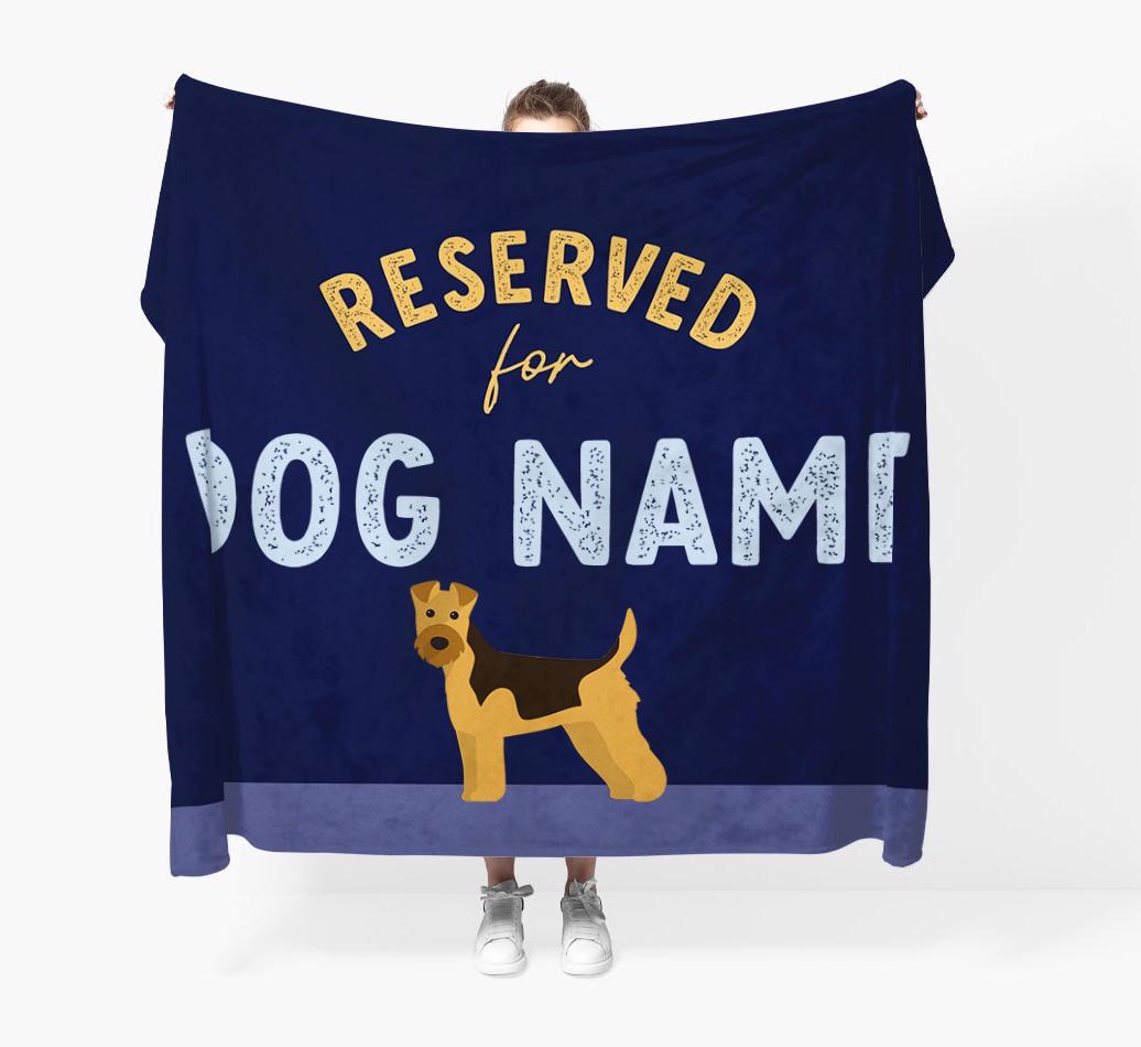 Reserved For: Personalized {breedFullName} Throw Blanket