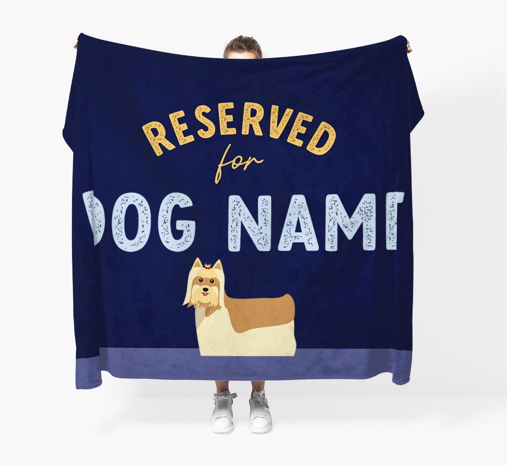 Reserved For: Personalized {breedFullName} Throw Blanket