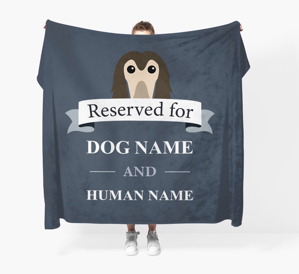 Reserved For: Personalised {breedFullName} Throw Blanket