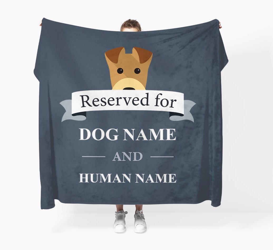 Reserved For: Personalised {breedFullName} Throw Blanket