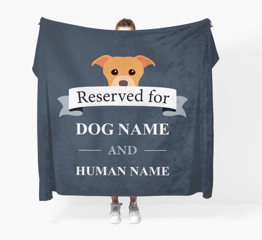 Reserved For: Personalised {breedFullName} Throw Blanket