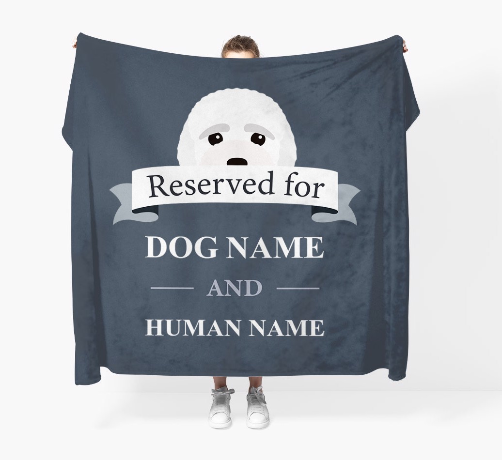 Reserved For: Personalised {breedFullName} Throw Blanket
