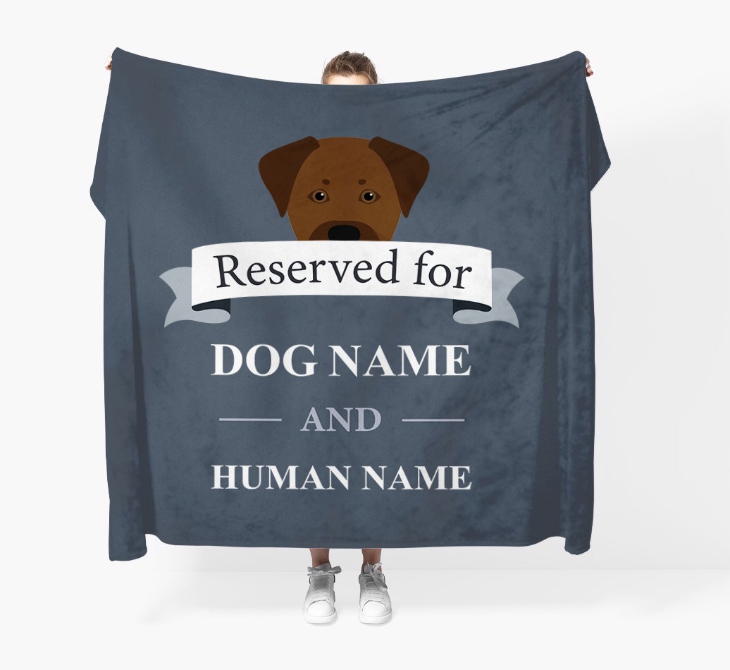 Reserved For: Personalised {breedFullName} Throw Blanket