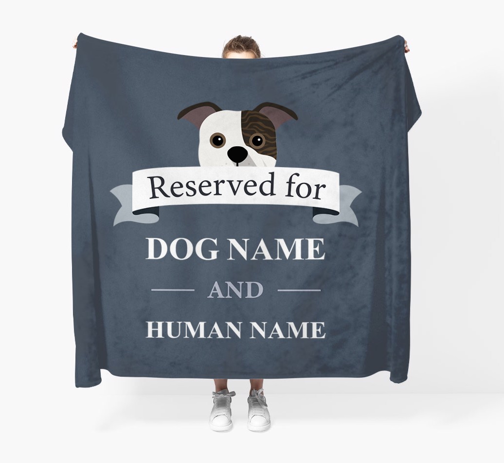 Reserved For: Personalised {breedFullName} Throw Blanket