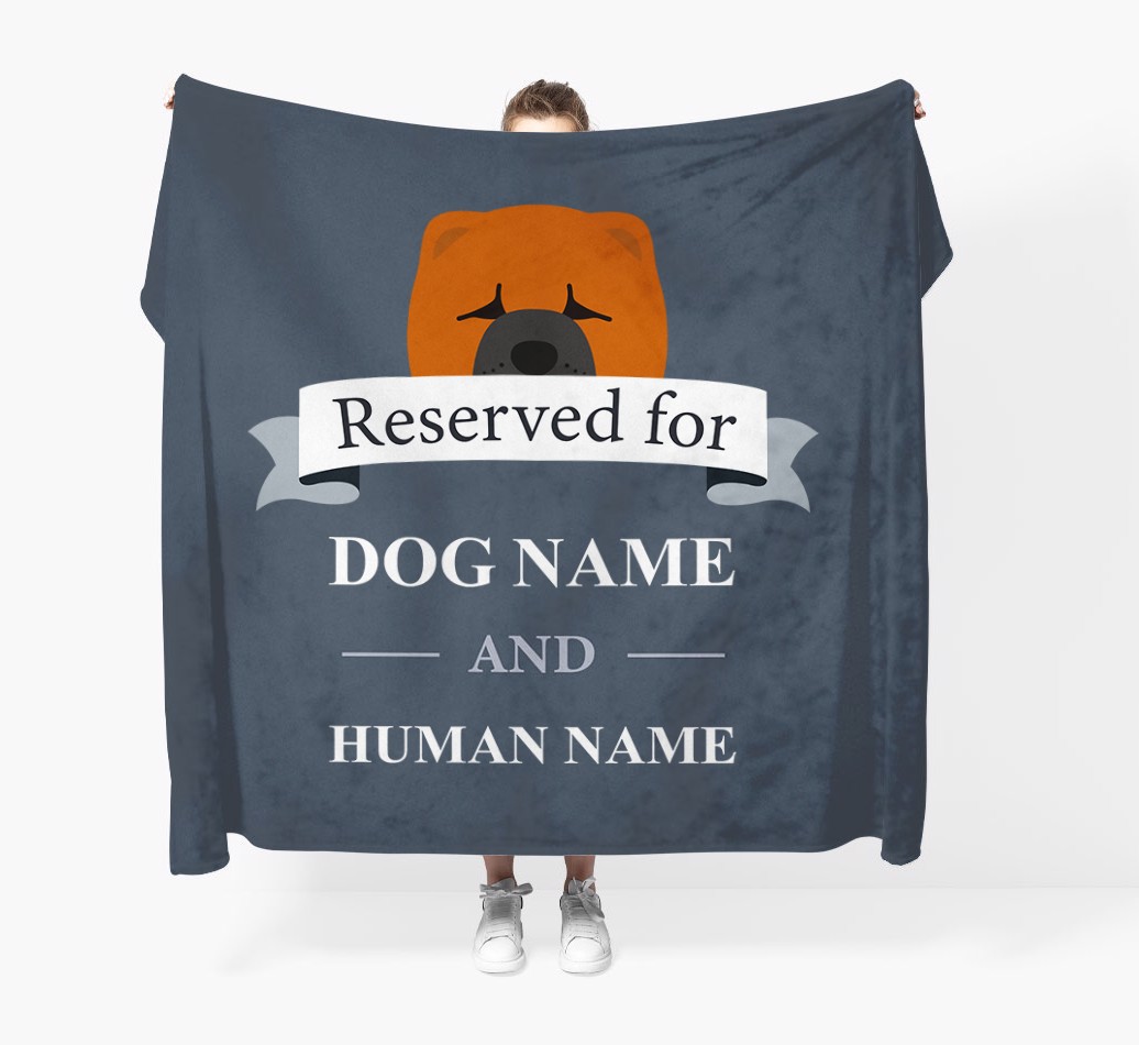 Reserved For: Personalised {breedFullName} Throw Blanket