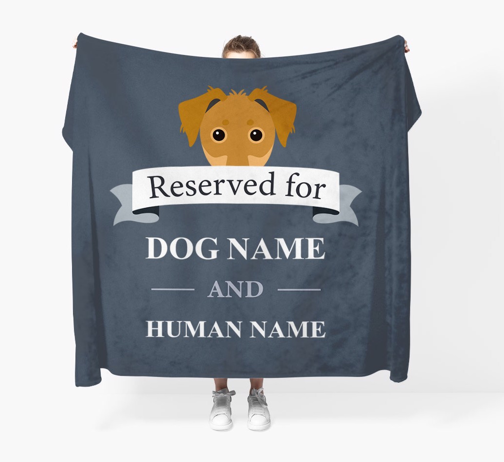Reserved For: Personalised {breedFullName} Throw Blanket