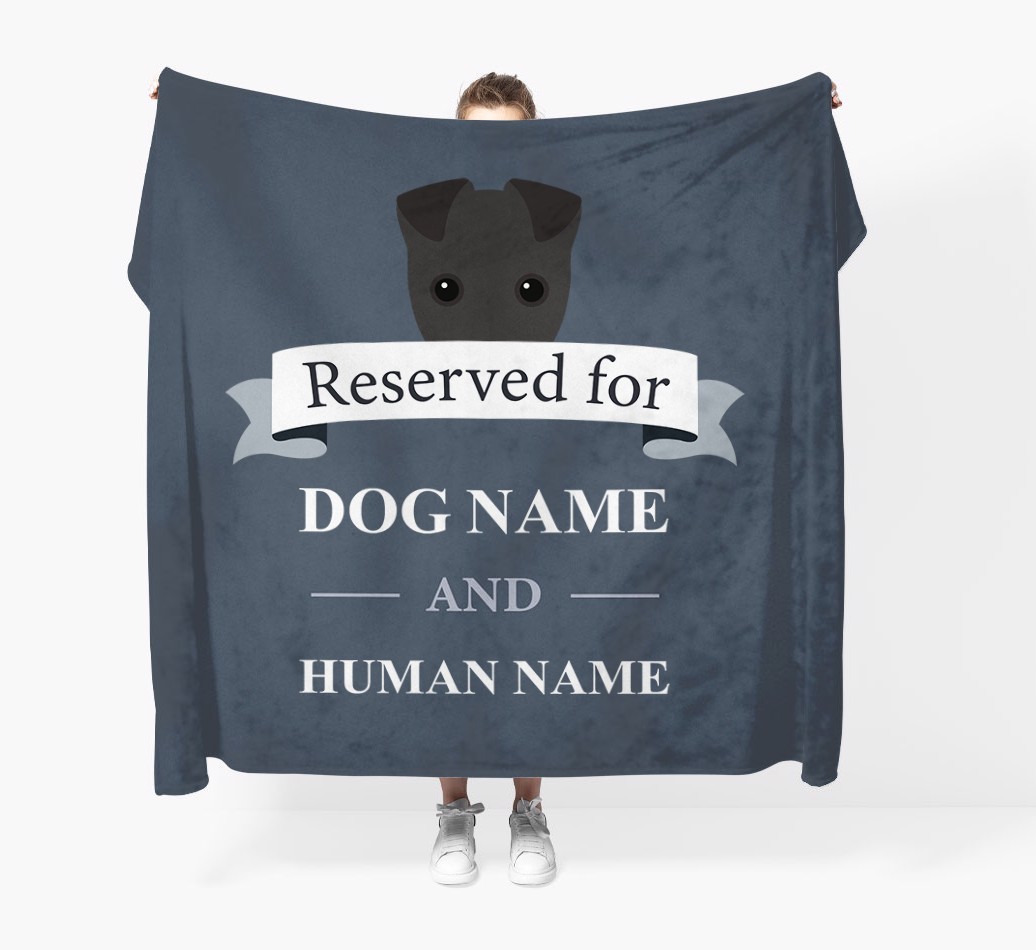 Reserved For: Personalised {breedFullName} Throw Blanket