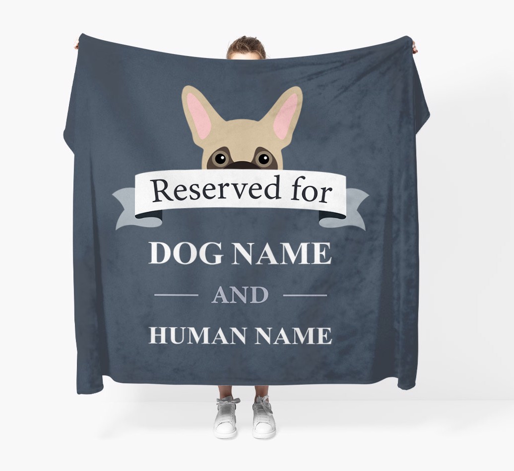 Reserved For: Personalised {breedFullName} Throw Blanket