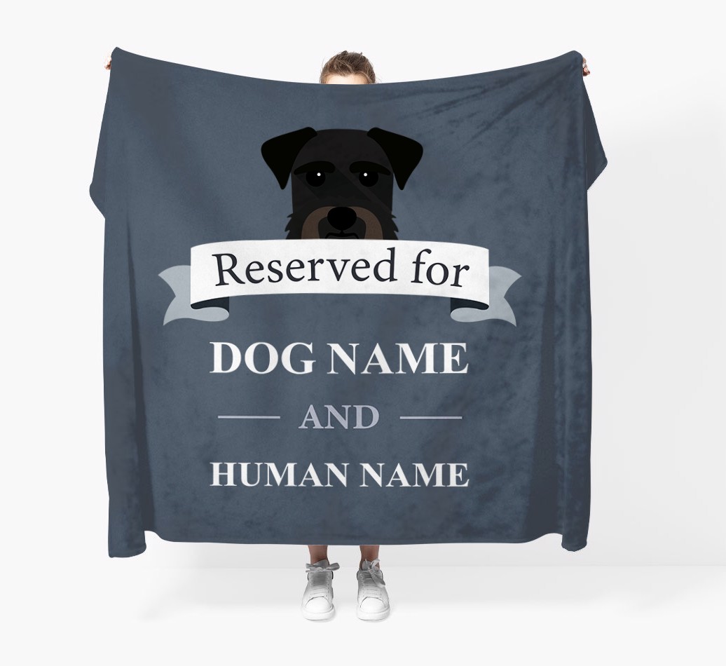 Reserved For: Personalised {breedFullName} Throw Blanket